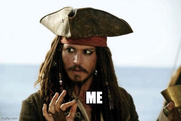 Jack Sparrow Pirate | ME | image tagged in jack sparrow pirate | made w/ Imgflip meme maker