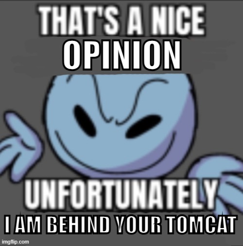 That’s a nick (blank) | OPINION I AM BEHIND YOUR TOMCAT | image tagged in that s a nick blank | made w/ Imgflip meme maker