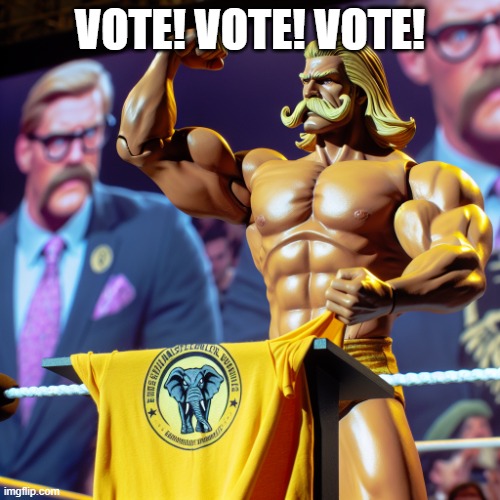 Voote! | VOTE! VOTE! VOTE! | made w/ Imgflip meme maker