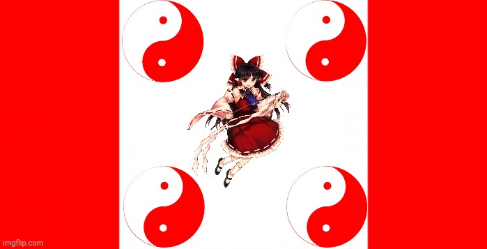 This is the Pro-Touhou flag | made w/ Imgflip meme maker