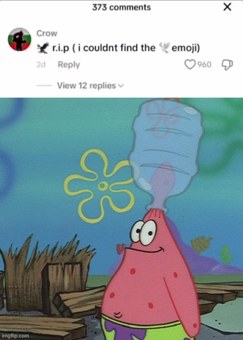 300 IQ | image tagged in patrick head stuck in bottle dumb | made w/ Imgflip meme maker