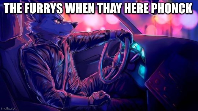 the furry will know | THE FURRYS WHEN THAY HERE PHONCK | image tagged in the furry will know | made w/ Imgflip meme maker