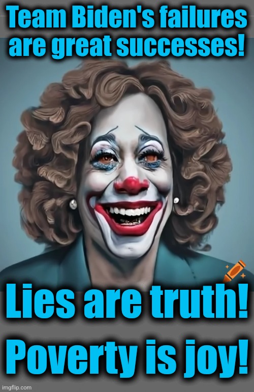 People who can't afford the groceries they want are watching the DNC.  Who's apologized to them?! | Team Biden's failures are great successes! Lies are truth! Poverty is joy! | image tagged in memes,kamala harris,diversity hyena,democrat national convention,poverty,clown show | made w/ Imgflip meme maker