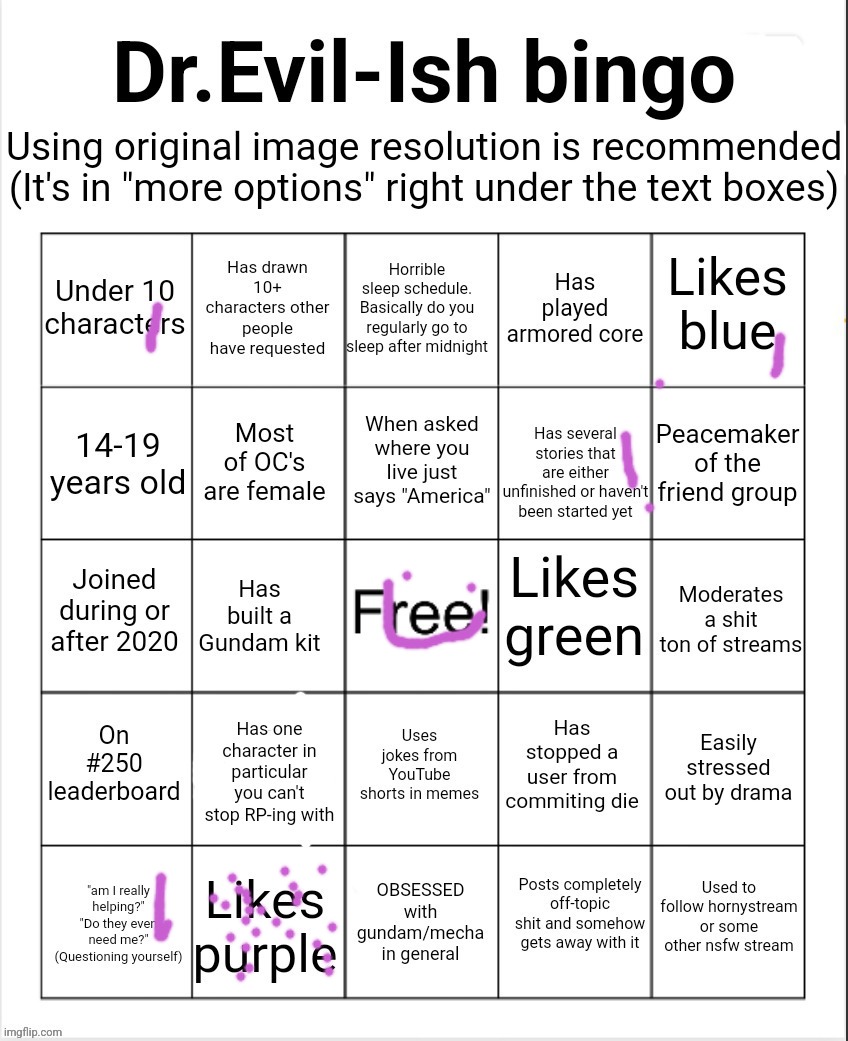 Evilish bingo | image tagged in evilish bingo | made w/ Imgflip meme maker