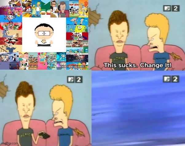 *BABH Think Ptbf2002 is a Hypocrite | image tagged in mtv,cartoon,90s,hypocrite,hypocrisy,awkward | made w/ Imgflip meme maker