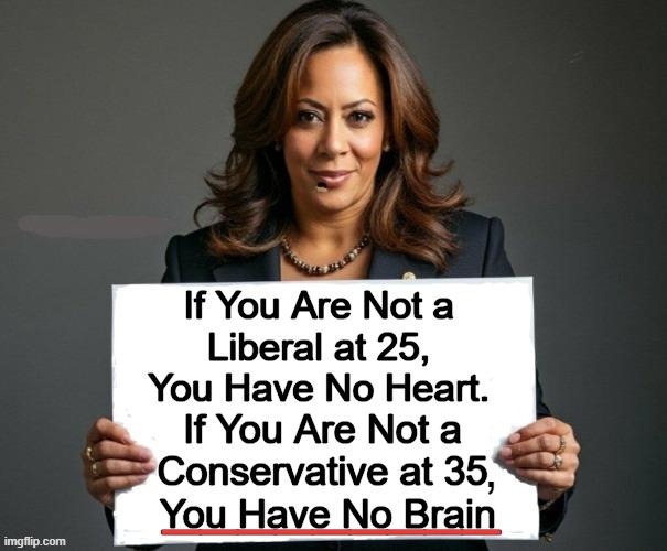 Words of Wisdom From Kamala | , | image tagged in kamala harris liberalism,winston churchill,words of wisdom,liberal vs conservative,irony,political humor | made w/ Imgflip meme maker