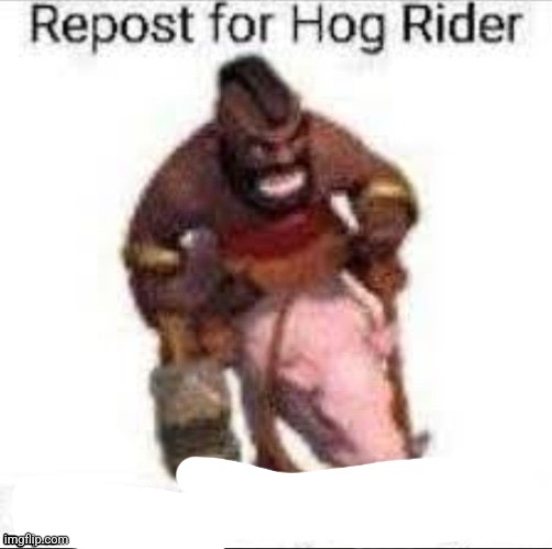 HOG RIDER | image tagged in hog rider | made w/ Imgflip meme maker