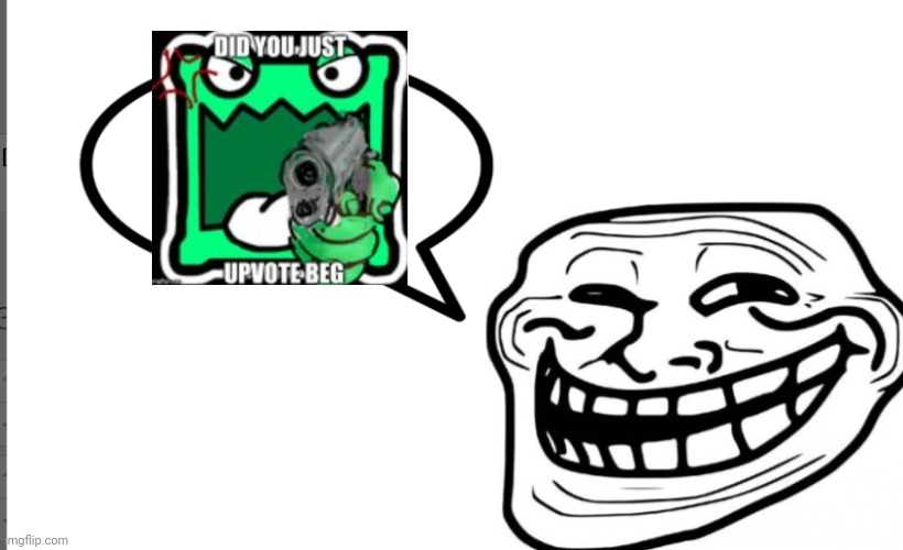 Troll speech bubble | image tagged in troll speech bubble | made w/ Imgflip meme maker
