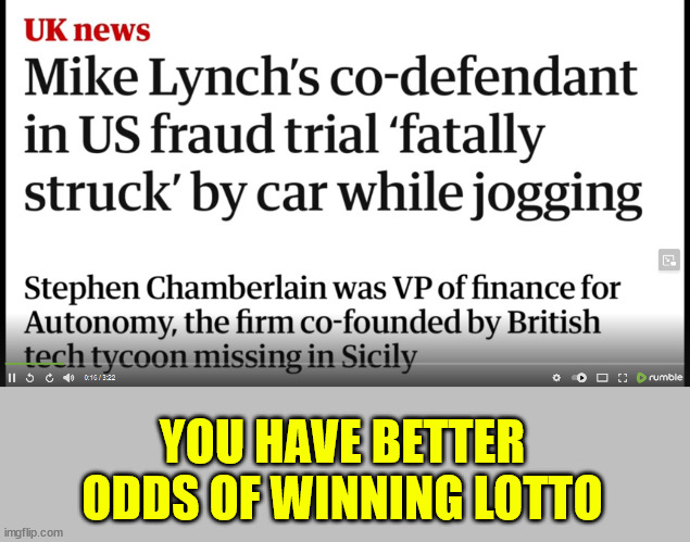 YOU HAVE BETTER ODDS OF WINNING LOTTO | made w/ Imgflip meme maker