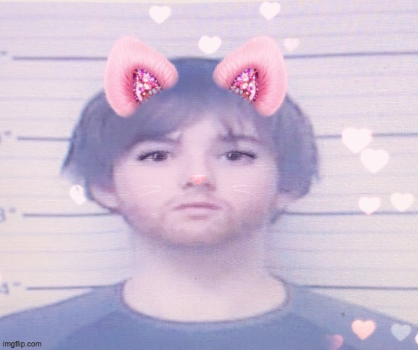 LazyMazy mugshot but he's a femboy | image tagged in lazymazy mugshot but he's a femboy | made w/ Imgflip meme maker