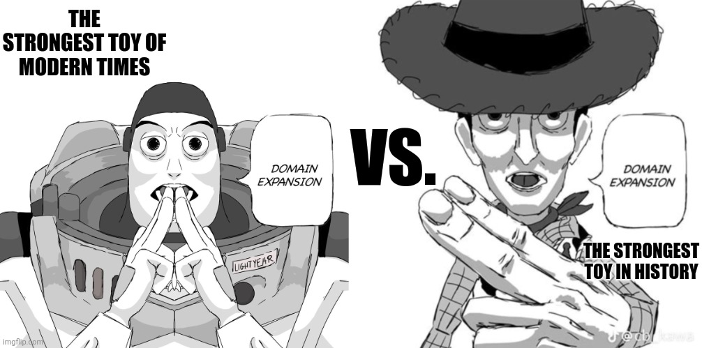 Art by cb_kawa on Tiktok | THE STRONGEST TOY OF MODERN TIMES; VS. THE STRONGEST TOY IN HISTORY | made w/ Imgflip meme maker