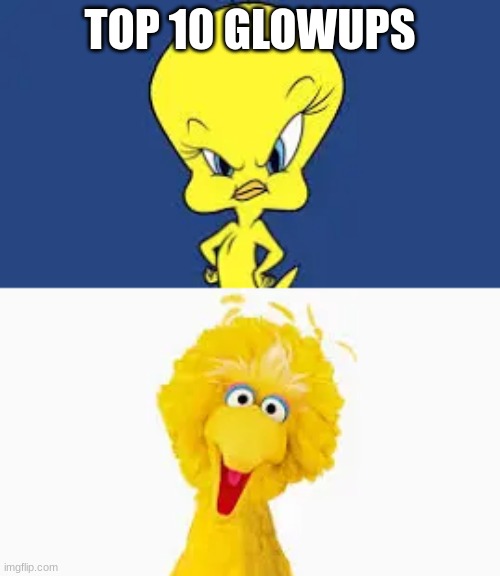 Tweety bird to big bird - Imgflip