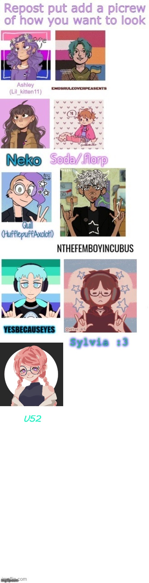 :3 | U52 | made w/ Imgflip meme maker