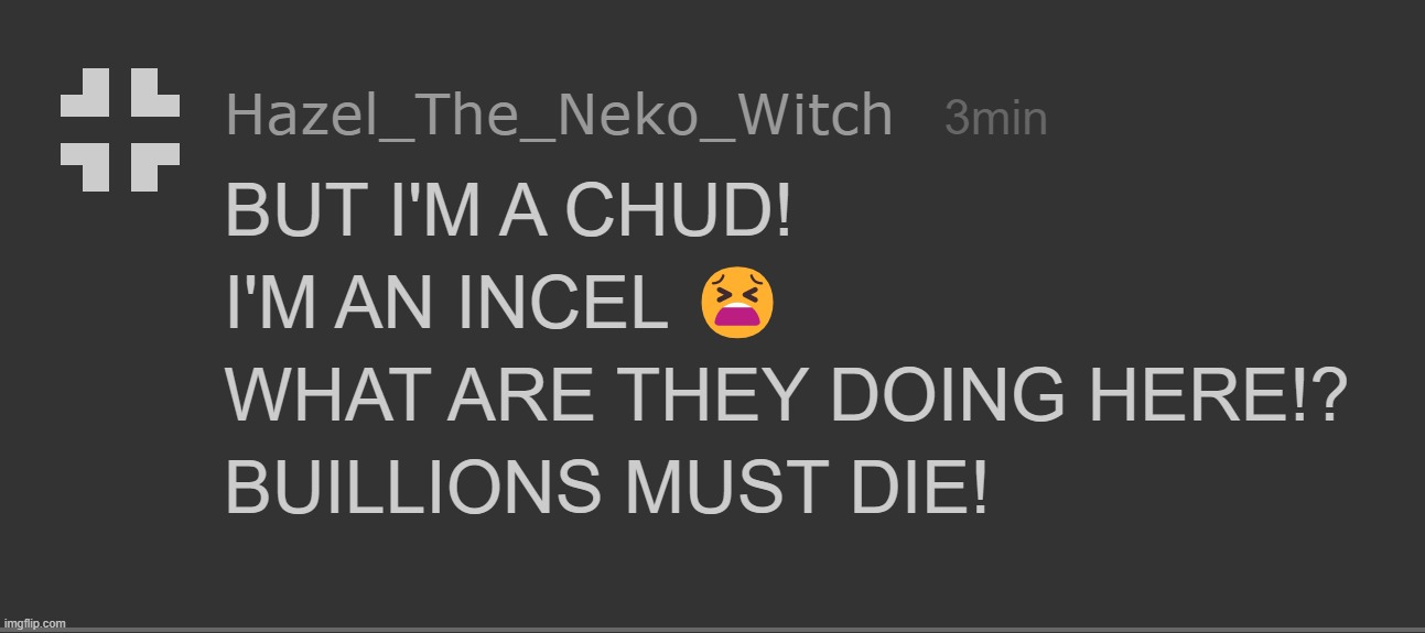 Neko chud | image tagged in neko chud | made w/ Imgflip meme maker