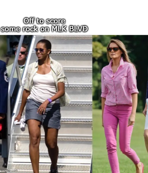 Off to score some rock on MLK BLVD | made w/ Imgflip meme maker