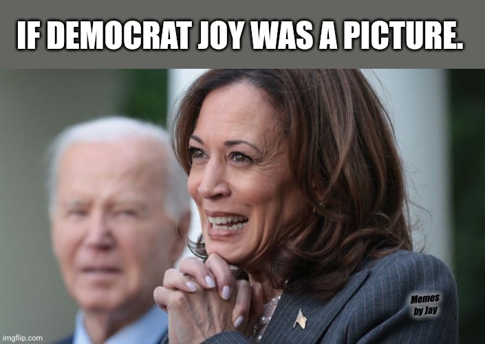 Joe! | IF DEMOCRAT JOY WAS A PICTURE. Memes by Jay | image tagged in joe biden,kamala harris,joy | made w/ Imgflip meme maker