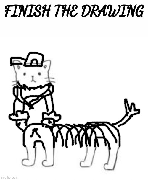 finish the drawing | image tagged in finish the drawing | made w/ Imgflip meme maker