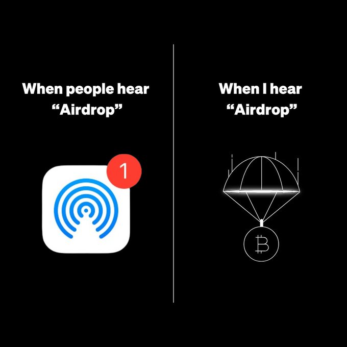 High Quality Airdrop Blank Meme Template