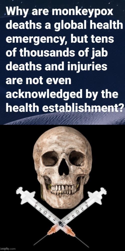 Jab deaths and injuries don't count? | image tagged in new vaxx death | made w/ Imgflip meme maker