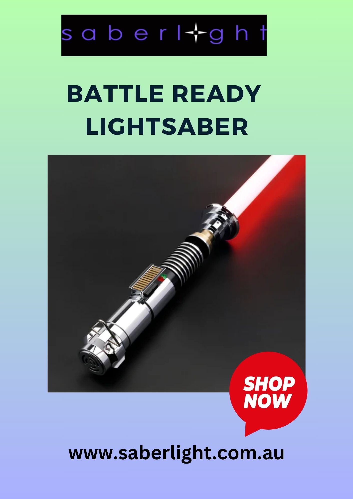 Battle Ready Lightsaber Blank Meme Template