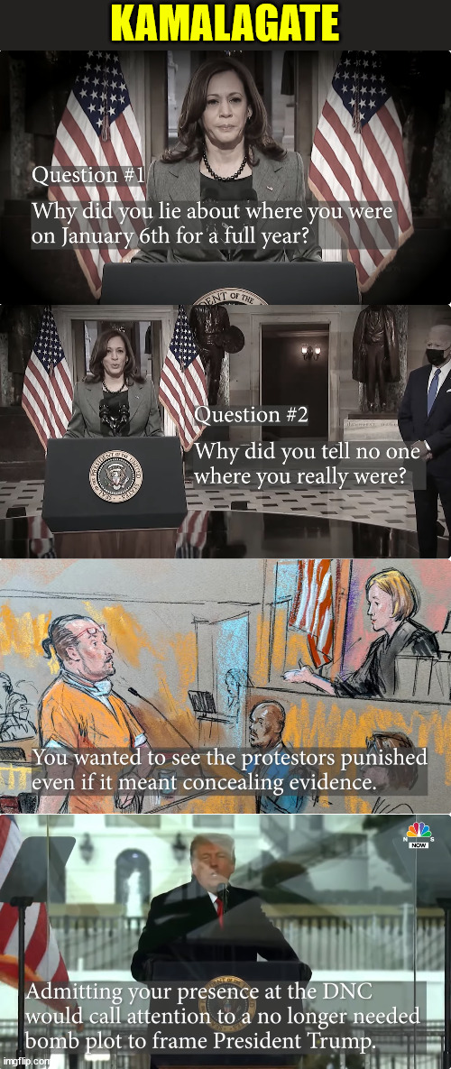 KamalaGate: Will Cackling Kamala’s Lies About J6 Sink Her Candidacy? | KAMALAGATE | image tagged in kamalagate,the untold story of her j6 lies,what did she know and when did she know it | made w/ Imgflip meme maker