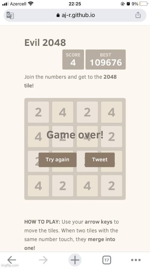 2048 evil | image tagged in 2048 evil | made w/ Imgflip meme maker