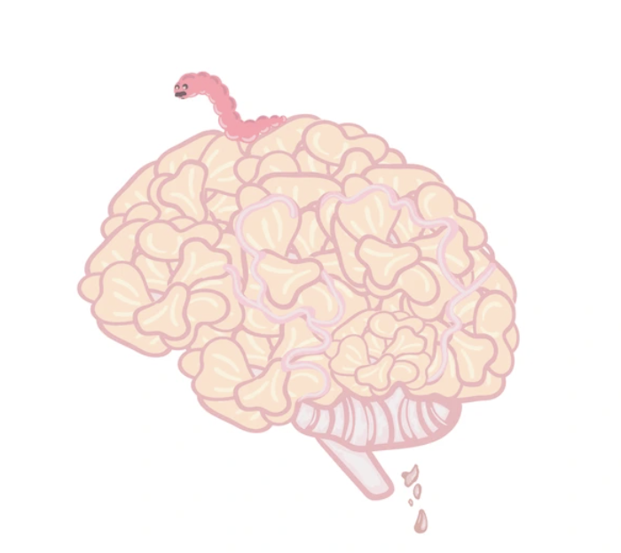 brain worm Blank Meme Template