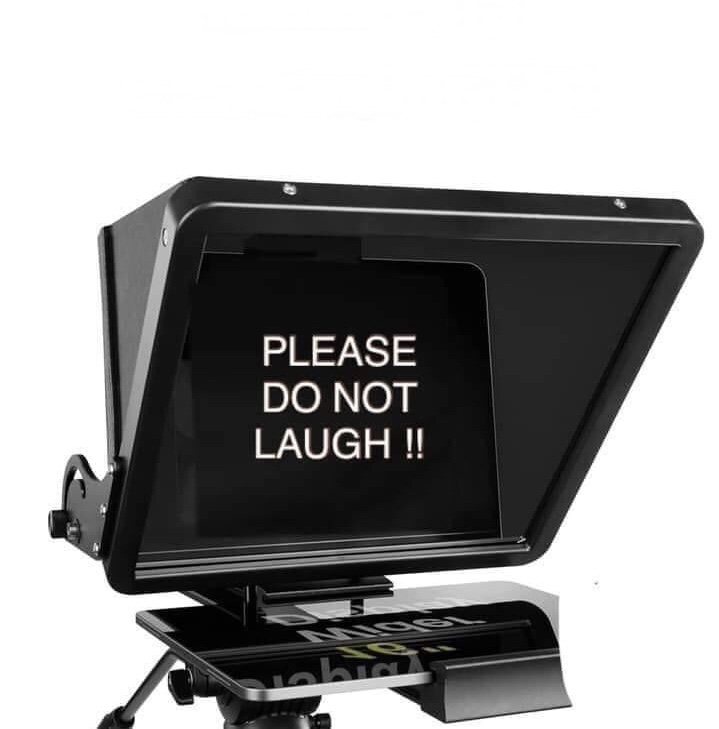 Kamala’s Teleprompter Blank Meme Template