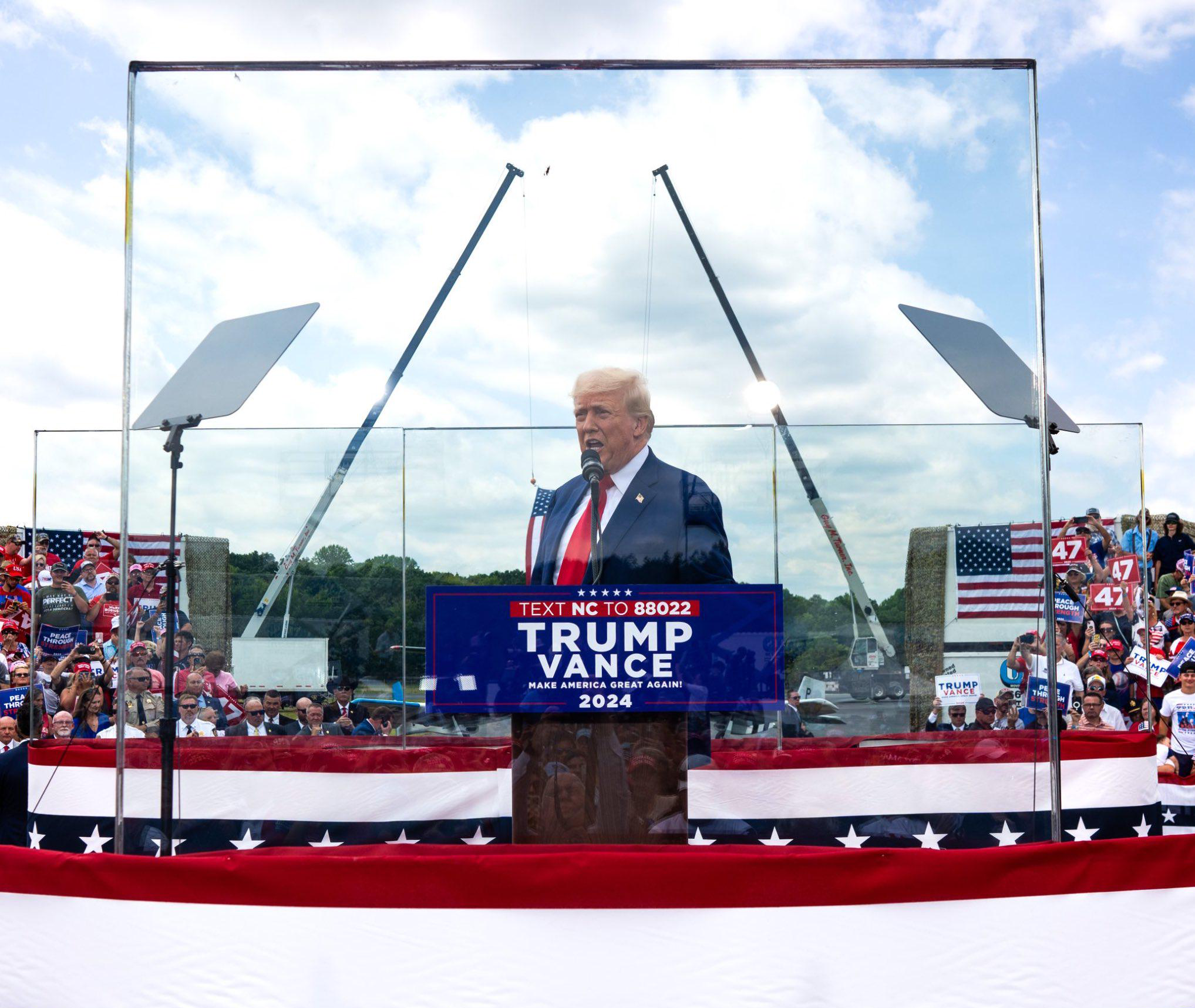 Trump Glass Blank Meme Template