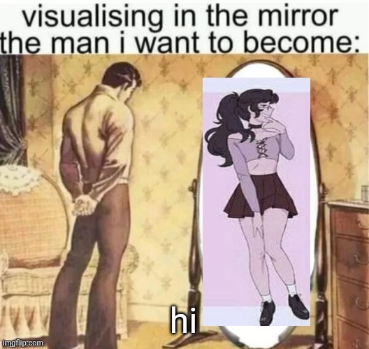 visualization | hi | image tagged in visualization | made w/ Imgflip meme maker