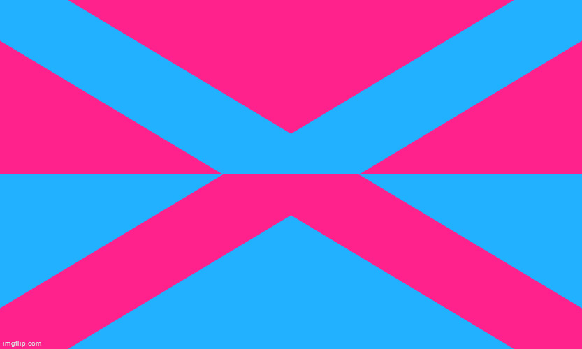 why does this look like the scotland flag but trans | image tagged in crossdresser | made w/ Imgflip meme maker