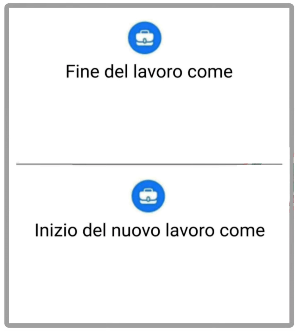 cambio lavoro social ITA Blank Meme Template