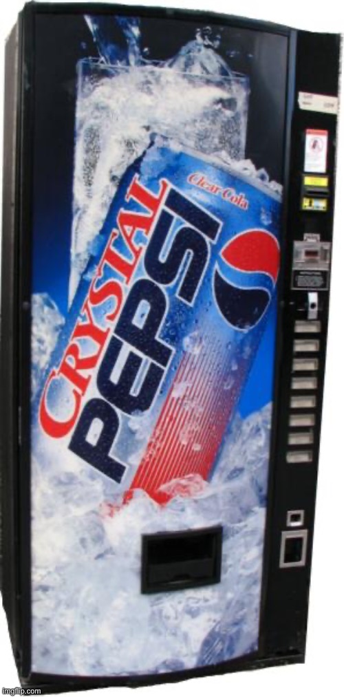 Crystal Pepsi | image tagged in crystal pepsi | made w/ Imgflip meme maker