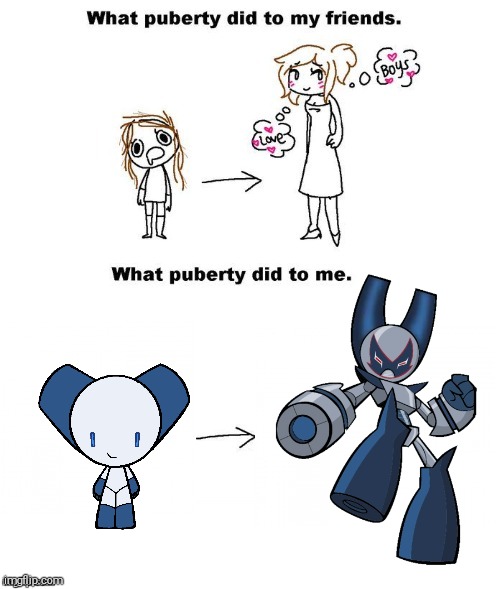 (shitpost)RobotBoy SuperActivation in a Nutshell | image tagged in what puberty did to me,robotboy,cartoon network,shitpost,if you know you know,superactivation | made w/ Imgflip meme maker