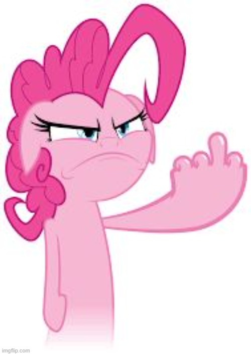 Middle finger pony | image tagged in middle finger pony | made w/ Imgflip meme maker