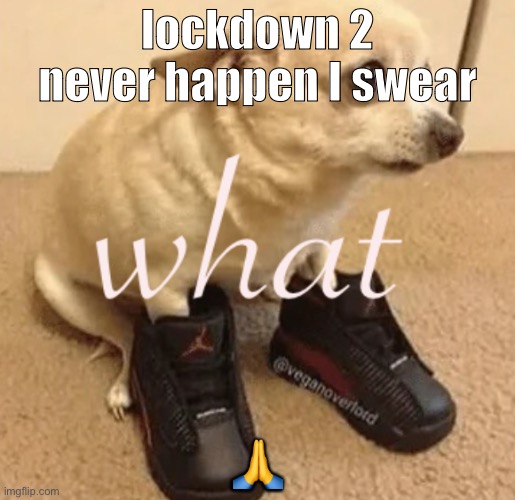 what | lockdown 2 never happen I swear; 🙏 | image tagged in what | made w/ Imgflip meme maker