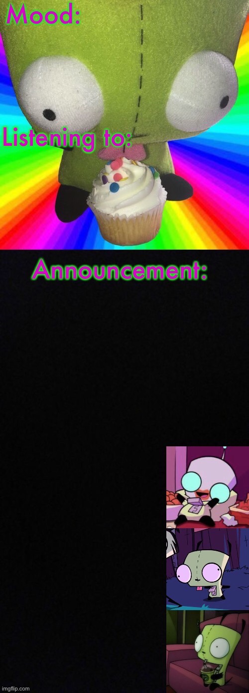 Girs super cool announcement Blank Meme Template