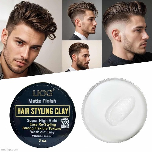 Top Choice Hair Clay: UOG Hair Styling Clay for Men | image tagged in lace wig glue,wig glue | made w/ Imgflip meme maker