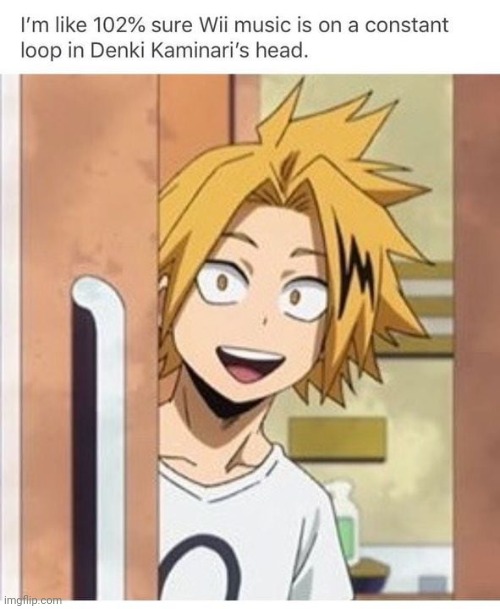 fr though he's happy all the time | image tagged in mha | made w/ Imgflip meme maker