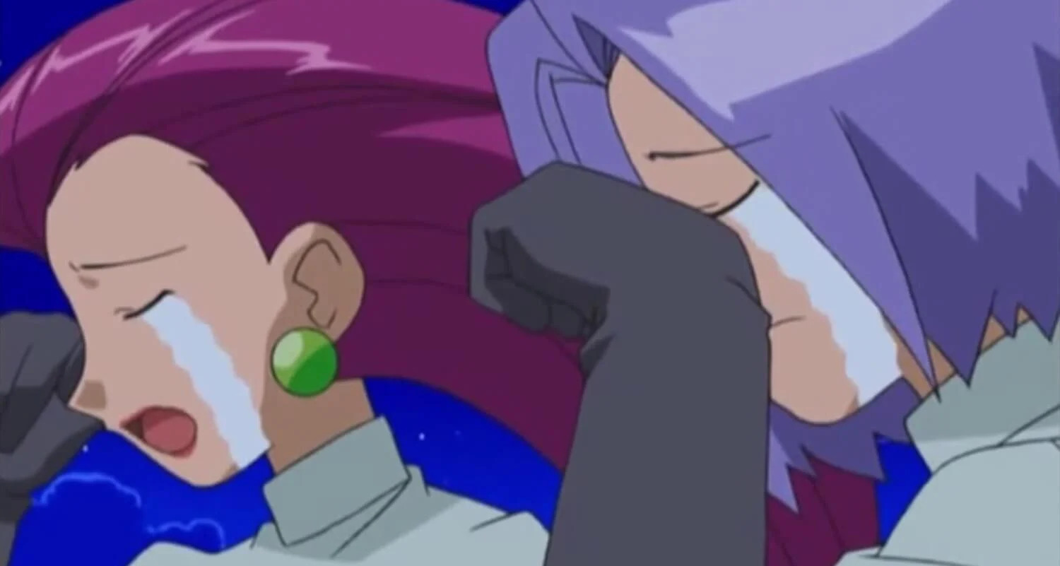 team rocket crying Blank Meme Template