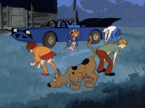 High Quality Scooby doo searching Blank Meme Template