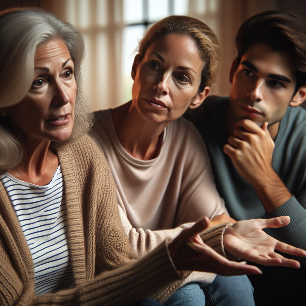 older woman explains something important Blank Meme Template