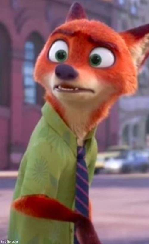 Nick Wilde confused | image tagged in nick wilde confused | made w/ Imgflip meme maker