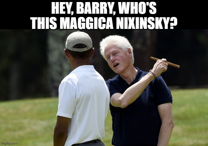 HEY, BARRY, WHO'S THIS MAGGICA NIXINSKY? | made w/ Imgflip meme maker