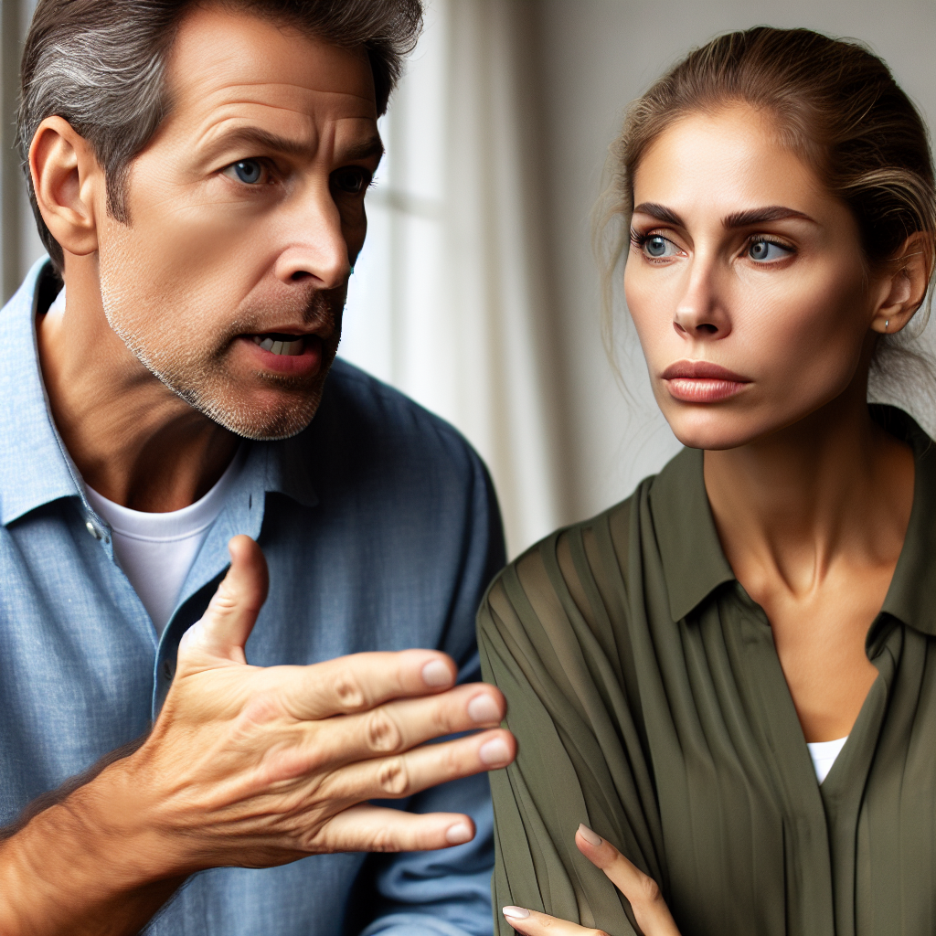 Couple explaining something serious Blank Meme Template