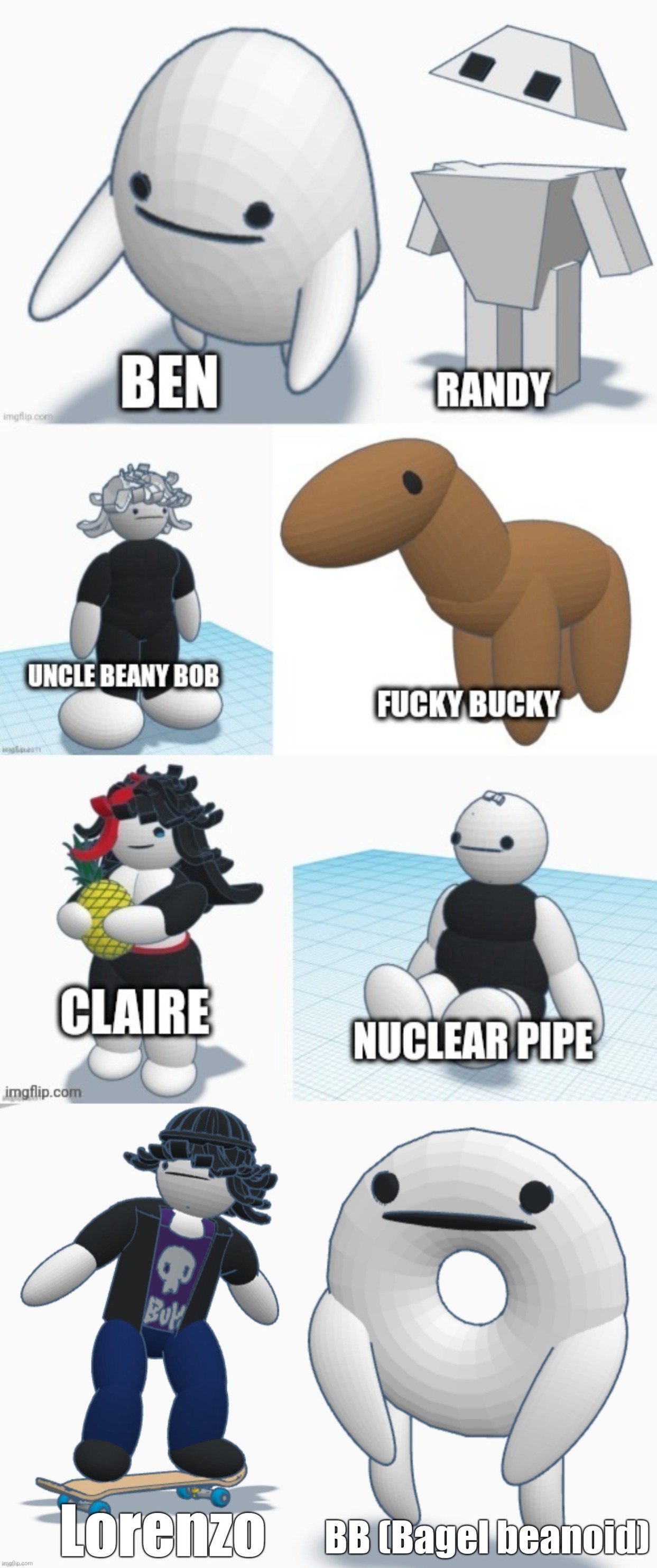 Every beanoid (August 23rd) | image tagged in every beanoid august 23rd | made w/ Imgflip meme maker