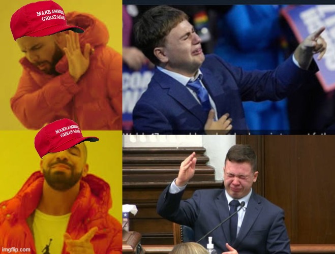 typical MAGA hypocrisy | image tagged in gus walz,vile kyle | made w/ Imgflip meme maker