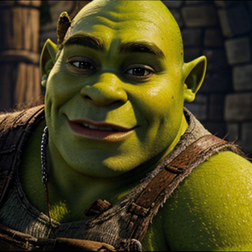 real life shrek Blank Meme Template