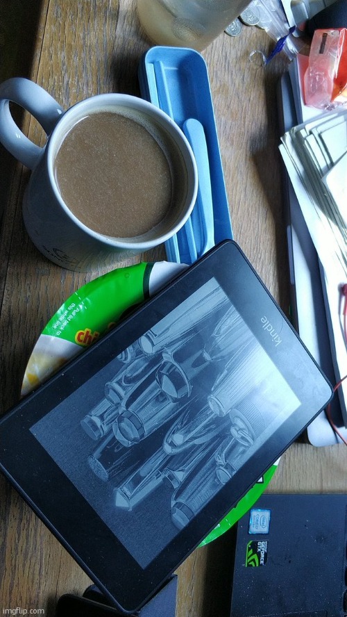 Kindle as Instant Noodle Cap | image tagged in kindle as instant noodle cap | made w/ Imgflip meme maker