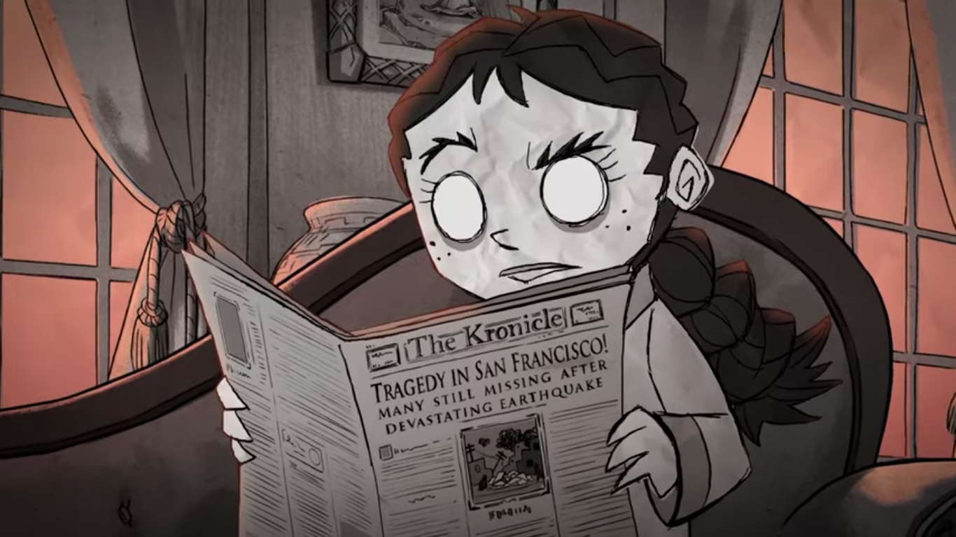 High Quality Wigfrid reading the newspaper Blank Meme Template